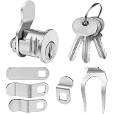 MP4946 Universal Mailbox Lock Replacement with 3 Keys | Easy to Install Mail Box Lock and Key Set