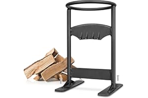 Amoist Kindling Splitter for Wood, Cast Iron Wood Splitter Hand Cutter Kindling Racker Manual Log Splitter Wedge for Campsite