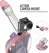 G2RISE SN01 Full Face Snorkel Mask with Detachable Camera Mount view 6