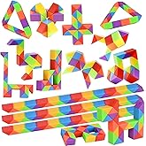 GOLDGE 24 Pack Mini Cube Puzzle Fidget Toys - Bulk Party Favors & Goodie Bag Stuffers for Kids, Travel Toys for Ages 4-8, Treasure Box Toys for Classroom, Birthday & Back to School Gifts