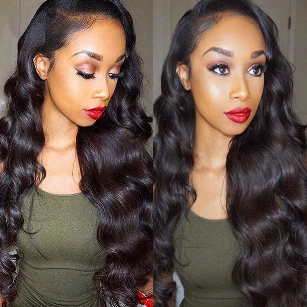 Tinall Hair Brazilian Body Wave 3 Bundles (14 16 18) Inch Virgin Hair Body Wave Human Hair Bundles 10A 100% Unprocesseds Brazilian Hair Bundles Natural Black