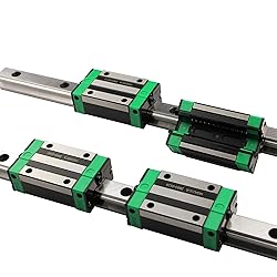 2PCS HGR20-300mm Linear Rail + 1PCS RM1605-300mm