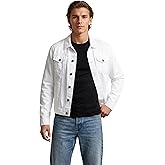 X RAY Mens Denim Jacket, Washed Ripped Distressed Flex Stretch Casual Trucker Biker Jeans Jacket for Men