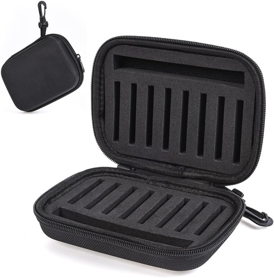 ToasisFishing Lure Storage Wrap Bag Spinner Baits Wallet Case Black Color
