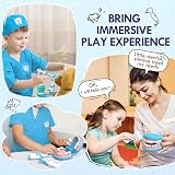 Lehoo Castle Dentist Doctor Kit for Kids Blue 3+ Educational Toy view 8