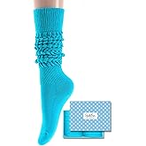 sockfun Slouch Scrunch Socks - Boot Socks Cotton Scrunchie Gifts Size 8-13 Women Girls