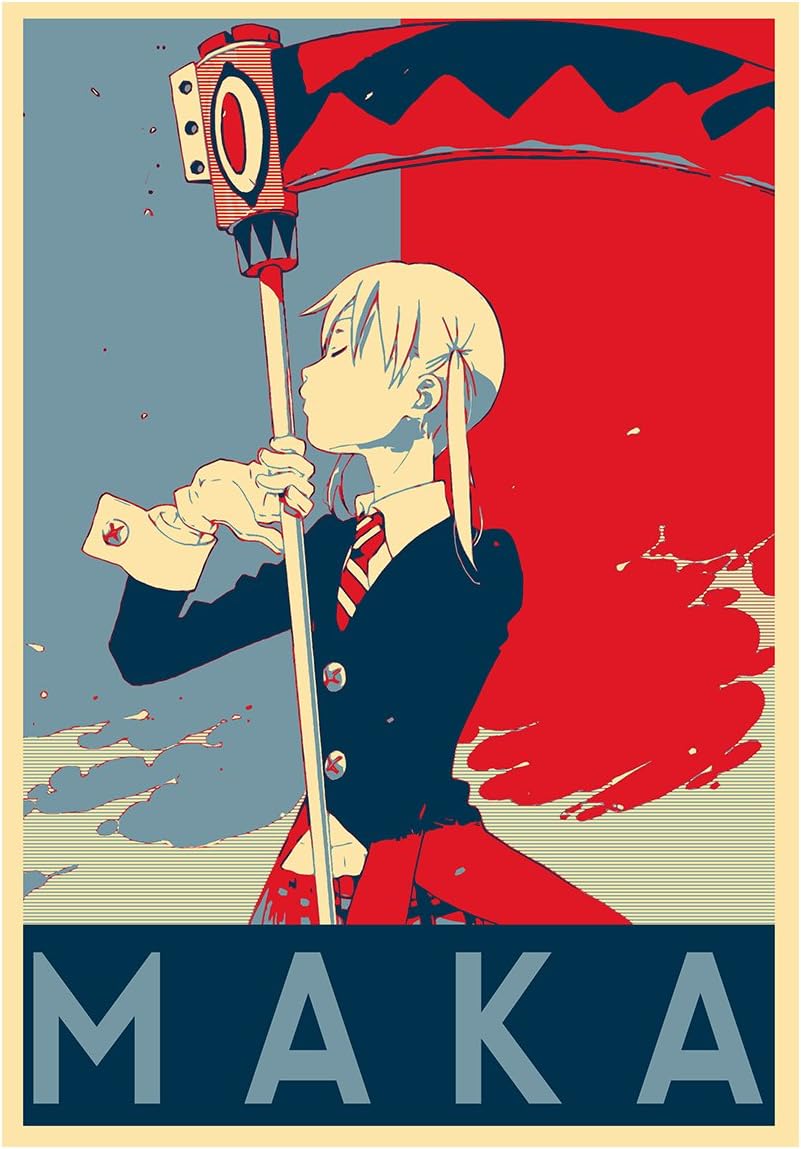 Amazon Com Instabuy Poster Soul Eater Propaganda Maka Albarn Formato A3 42x30 Cm Posters Prints