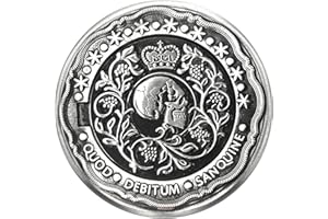 MULLIKE Blood Oath Marker Coin Novelty Metal Coins John Movie Props Cosplay Collecting Coin for Fans for Men Women Teen (Silver Coin)