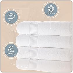 MAURA Basics Performance Bath Towels 100% Turkish