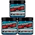 MANIC PANIC Classic Siren's Song Semi Permanent Hair Color - Neon Blue-Green Hair Dye for Women & Men That Lasts 4-6 Weeks - Vegan, Ammonia & Cruelty-Free - Create & Mix Custom Shades (4oz / 3pk)