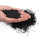 Chuyau 4000pcs Black 3mm Pearl Beads with Hole Round Pearls for Crafting Loose Pearl Beads for Women Jewelry Making Fake Pearls Bead for Bracelets Necklaces Earrings Key Chains Accessories DIY