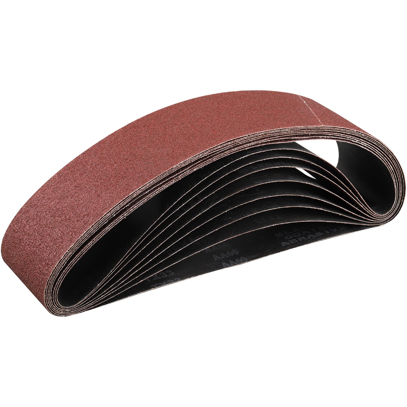 STEBRUAM Sanding Belt 100 x 915 mm,8PCS 60 Grit