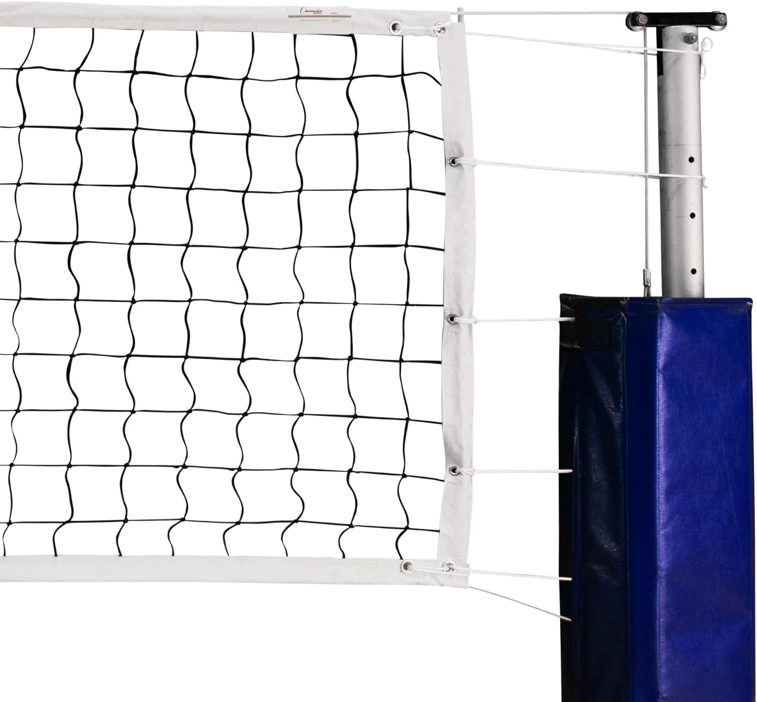 Champion Sports Official Volleyball Net Set, Olympic-Sized 32 x 3 ⅛ feet, 3mm Nylon Netting, for Tournament Play - Durable, Professional Volleyball Nets - Premium Volleyball Training Equipment : Sports & Outdoors