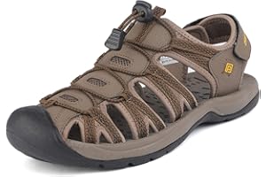 DREAM PAIRS Men's 160912-M-NEW Adventurous Summer Outdoor Sandals