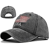 FACITE American Flag Hats for Women Men Baseball Cap Patriotic USA hat Men Women 4th of July Trucker Adjustable Ponytail