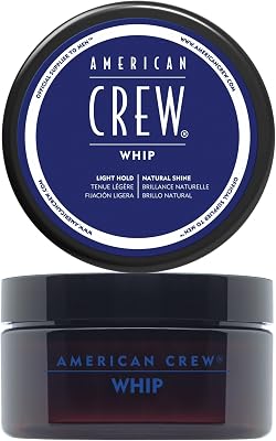 Whip, Cera Capelli Uomo, Tenuta Flessibile & Lucentezza Naturale, Dona Corpo & Volume ai Capelli, 85g