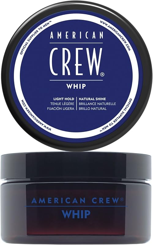 Whip, Cera Capelli Uomo, Tenuta Flessibile & Lucentezza Naturale, Dona Corpo & Volume ai Capelli, 85g