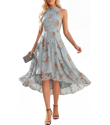 chiffon infinity dress One Shoulder Bridesmaid Dresses for Women 2026 Dresses Tea Length Convertible Wedding Guest YH79 0 Aqua : Clothing, Shoes & Jewelry Size:3X-Large 24 Taylor modest maxi dress discount-collection Pink The color is a