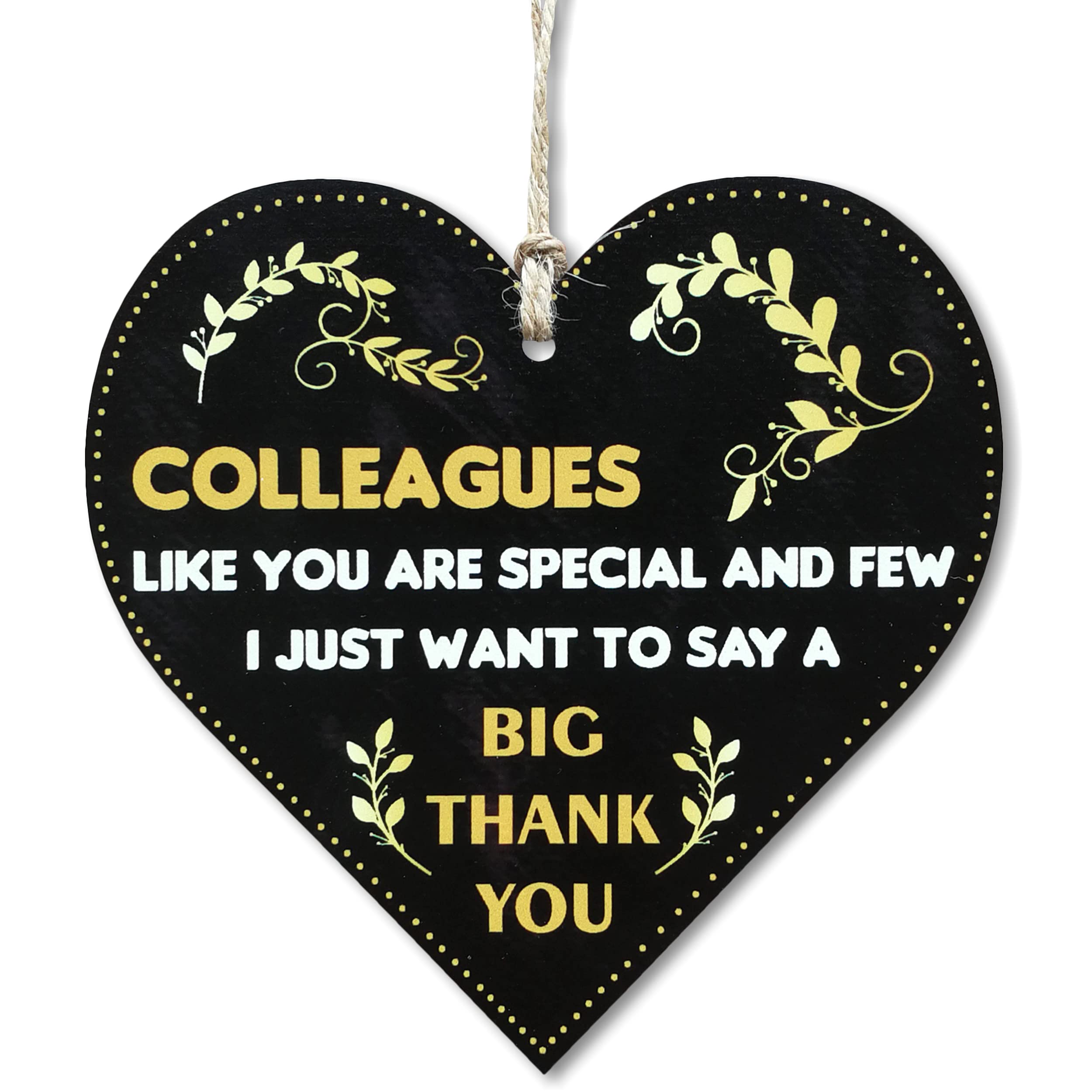 CARISPIBET Colleagues like you farewell gift for workmate decorative signs office decoration signs friendship gifts thank you gift sign 5" x 5"