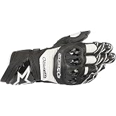 Alpinestars GP Pro RS3 Men's Street Motorcycle Gloves - Black/White / 3X-Large