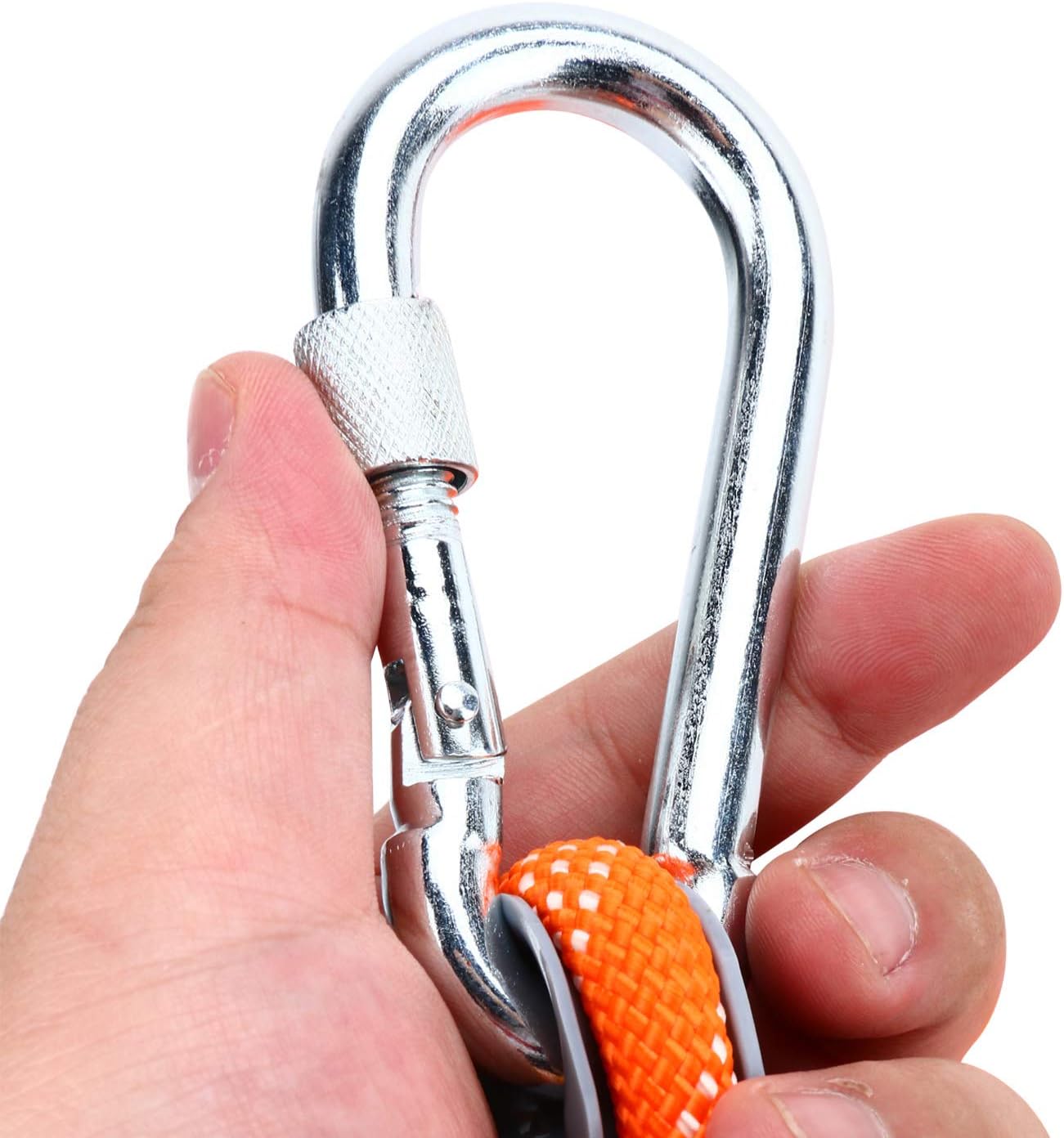 Mountaineering YaeGoo Outdoor Rock Climbing Safety Rope Orange Yellow