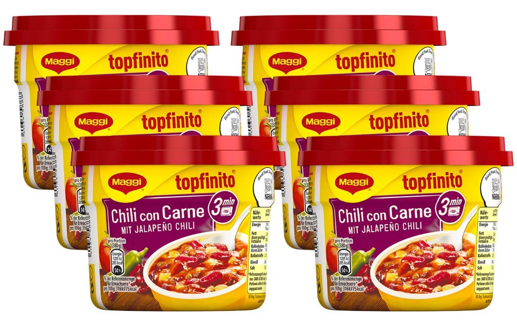 Maggi Topfinito Chili con Carne: mit Jalapeño Chili - Konserven haltbar