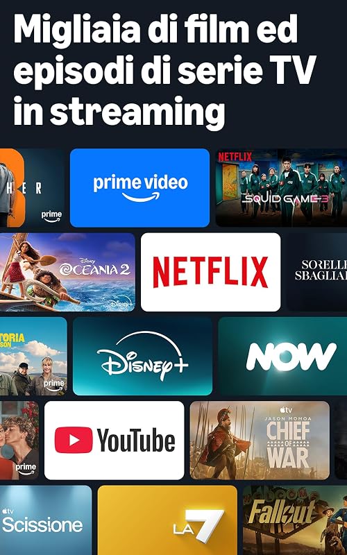 Fire TV Stick 4K Plus di Amazon, dispositivo per lo streaming con supporto per Wi-Fi 6, Dolby Vision/Atmos e HDR10+, trova serie TV più velocemente con Alexa+