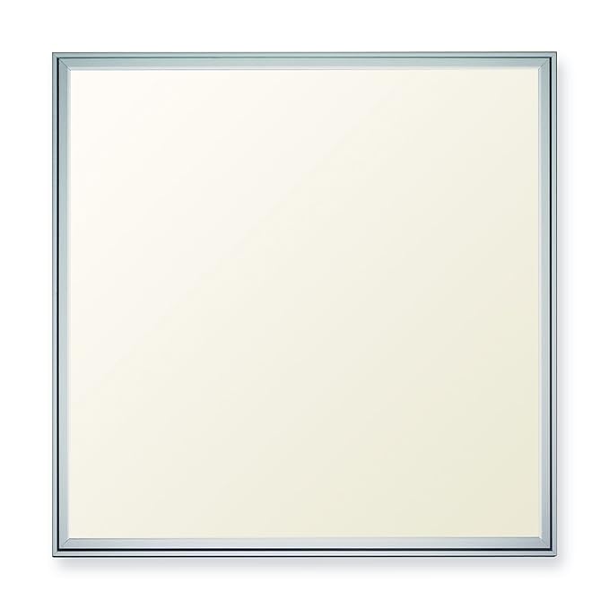 LEDVero 1er Set 62x62cm Ultraslim LED Panel dimmbar 36W, 3000lm, 3000K Deckenleuchte mit Befestigungsclips und EMV2016 Trafo 