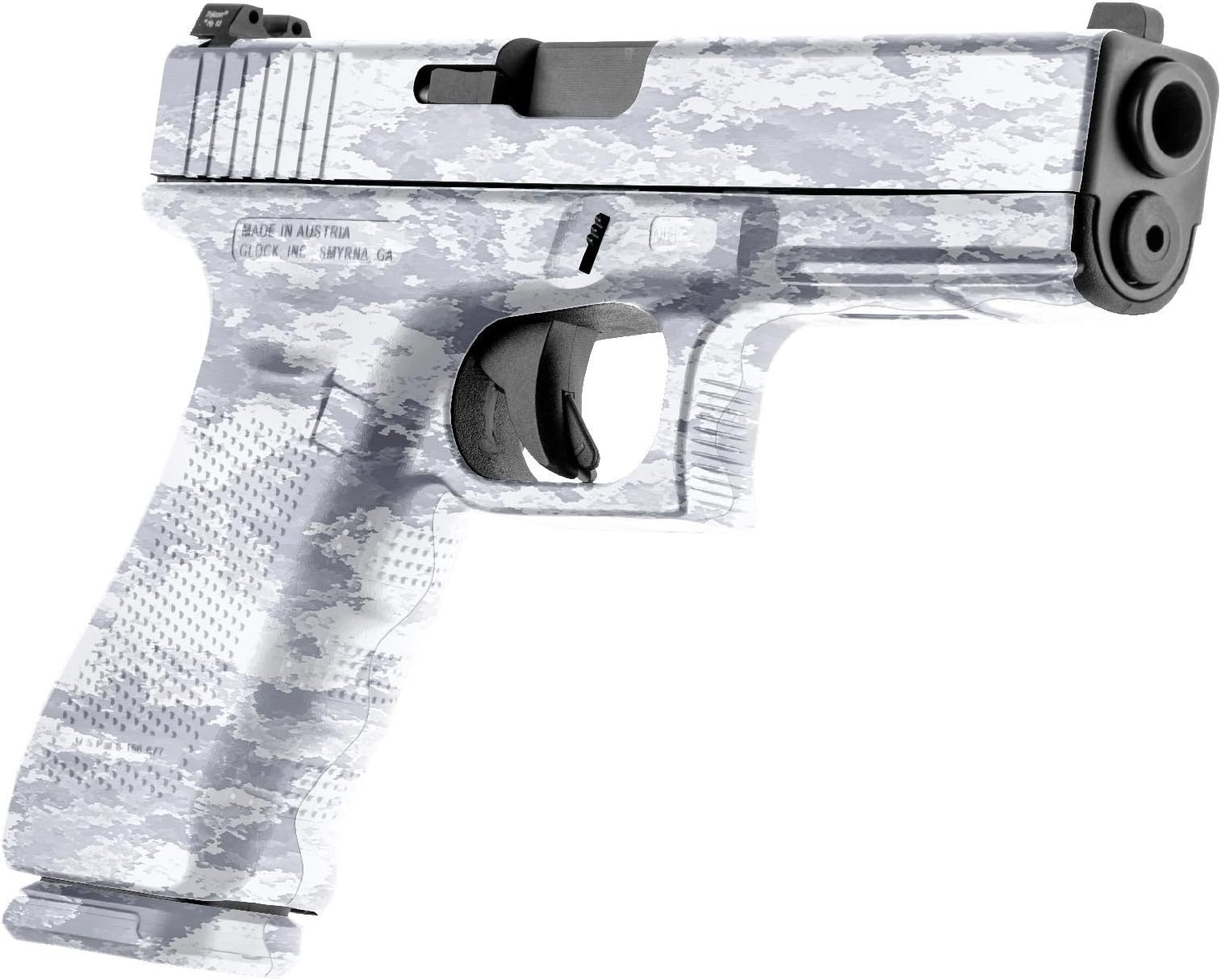 GunSkins Pistol Skin - Premium Vinyl Gun Wrap with Precut Pieces - Easy to Install and Fits Any Handgun - 100% Waterproof Non-Reflective Matte Finish - Made in USA