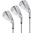 Mile High Life Golf Wedges | Entry Level Golf Sand Wedge Sets | Beginner’s Golf Gap Wedge Sets | Lob Wedge Golf Clubs for Men & Women | 50/52/54/56/58/60 Right Handed