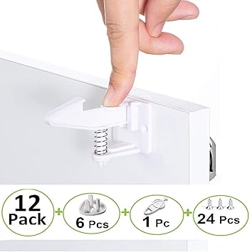 Amazon Com Cabinet Locks Child Safety Latches Invisible Design