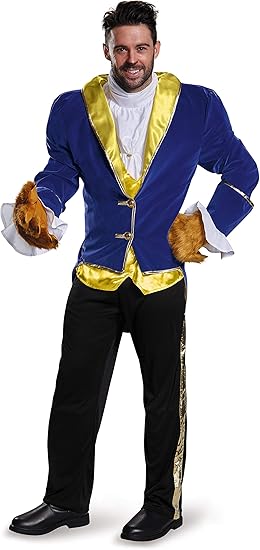 Amazon Co Jp 美女と野獣 ビースト コスプレ コスチューム 大人 男性用 衣装 16年版 ディズニー 仮装 グッズ 服 ファッション小物