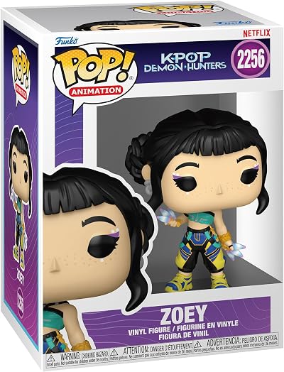 Funko POP Animation Netflix Zoey Demon Hunters Kpop Vinly 3.75" Figure