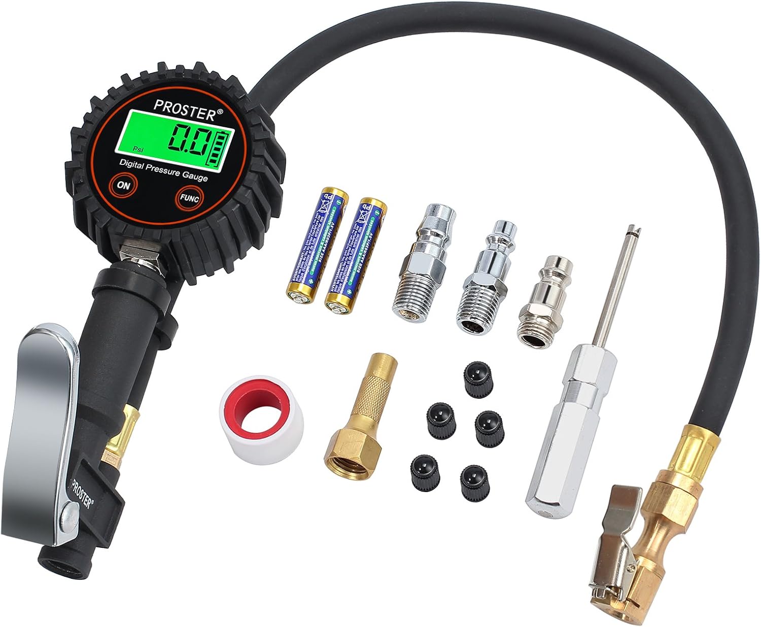 Proster Tire Pressure Gauge Digital Tire Pressure Checker 250 PSI with