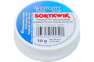 Westcott 10050 Sortkwik Fingertip Moistener, 10 Grams
