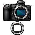 Nikon Z5 Mirrorless Digital Camera Body with Nikon FTZ Mount Adapter Bundle (2 Items)