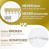 Josmimic Wall Necklace Organizer Holder Gold 2 Pack Wall Mounted Jewelry Display view 2