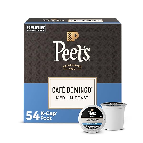 PEET’S COFFEE, MEDIUM ROAST KEURIG K-CUP PODS, 100%...