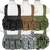 ATG Tactical AK Chest Rig 7.62x39mm Magazine Pouches Vest Utility Pouches Adjustable MOLLE