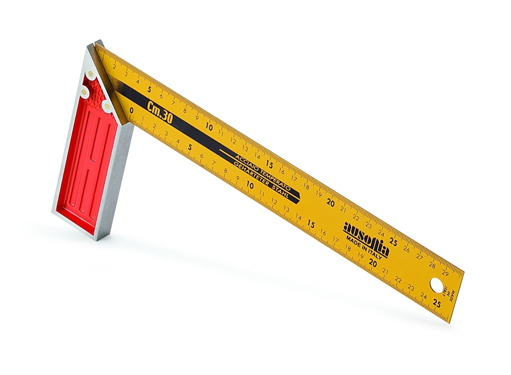 Ausonia – 47463 Try carpentry graduated square to very high precision with Handle in Aluminium, 35 cm