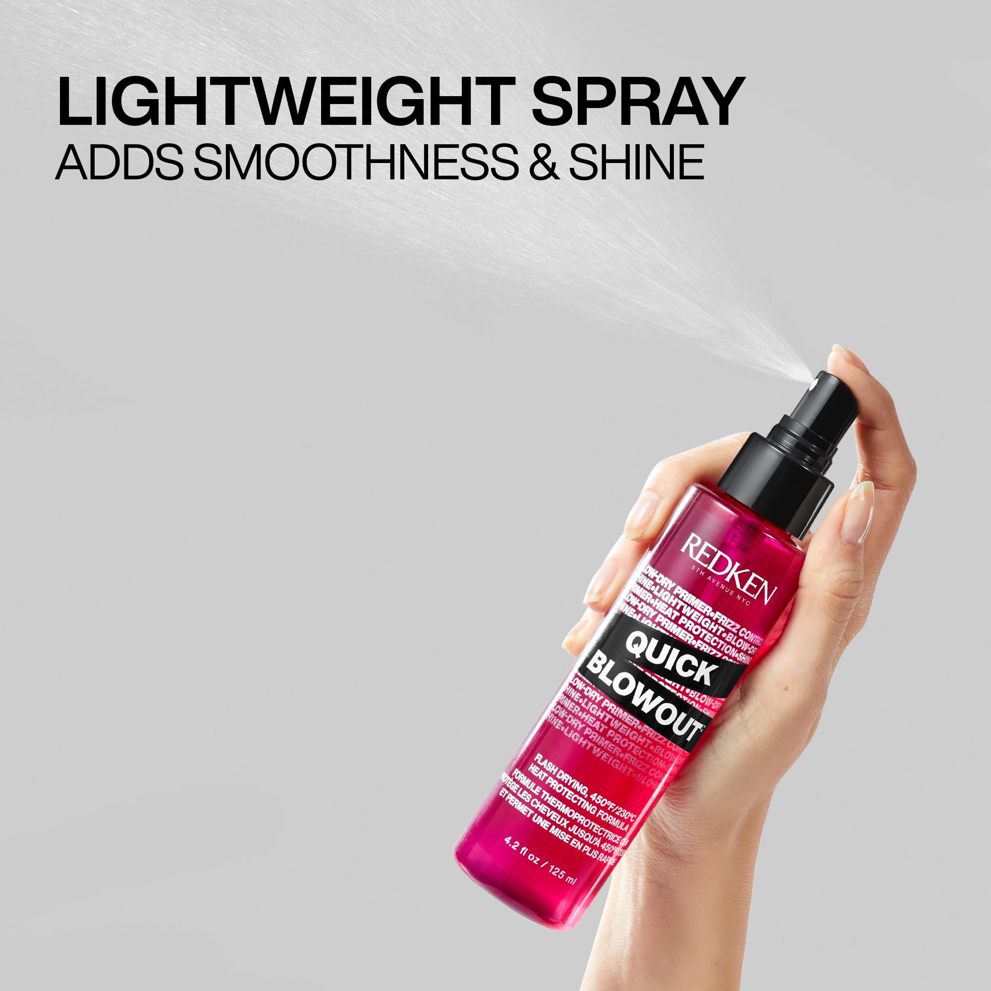Quick Blowout Heat Protection Spray for All Hair Types