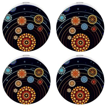 Amazoncom Solar System Plug In Led Night Light Dusk To
