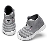 Engtoy Baby Sock Shoes Baby Walking Shoes Infant Non-Slip Breathable Slippers with Soft Rubber Sole Baby Boys Girls Slip On Sneakers