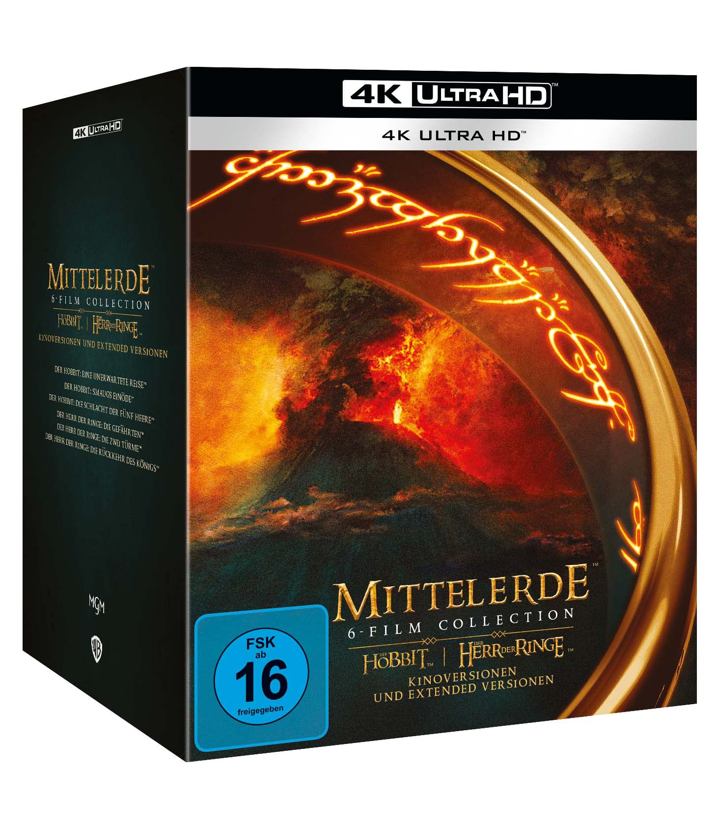 Mittelerde 6-Film Collection - 4K UHD [Blu-ray] 2