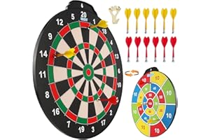Magnetic Dart Board Set for Kids, Indoor Outdoor Game Dart Game with 12 Darts, Dartboard Toys Gifts for 8 9 10 11 12 Year Old