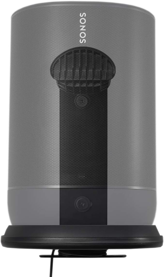 Sanus WSSMM1-B2 Indoor/Outdoor Wall Mount for the Sonos MOVE, Black - Image 4