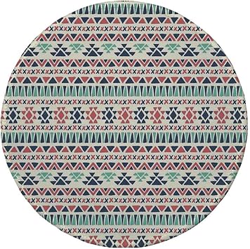 Amazon Com Non Slip Rubber Round Mouse Pad Tribal Aztec