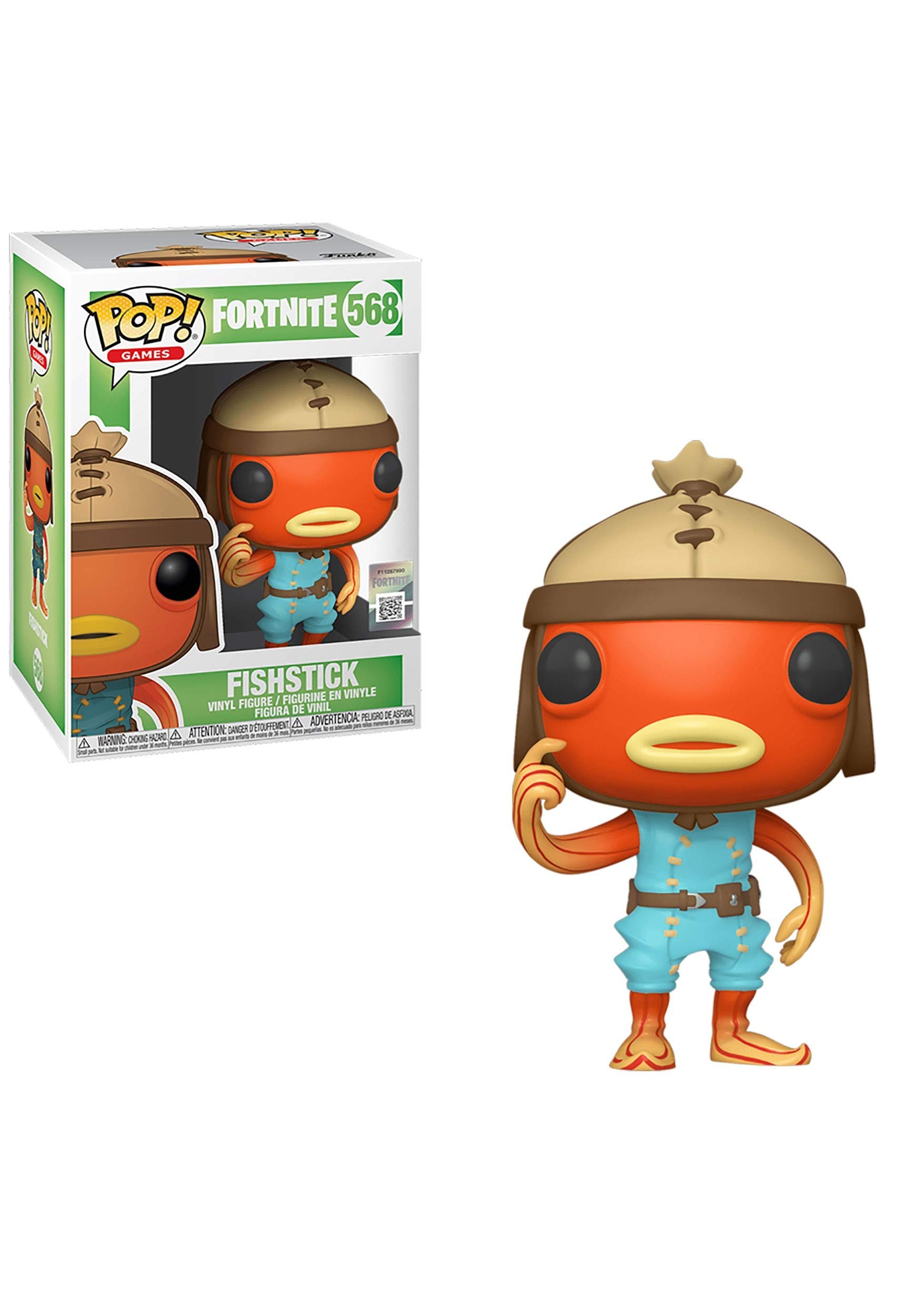 Funko POP! Games: Fortnite - Fishstick - Collectable Vinyl Figure - Gift Idea - Official Merchandise - Toys for Kids & Adults - Video Games Fans - Model Figure for Collectors and Display