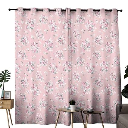 Amazon Com Duommhome Pink Decor Bedroom Curtain Romantic