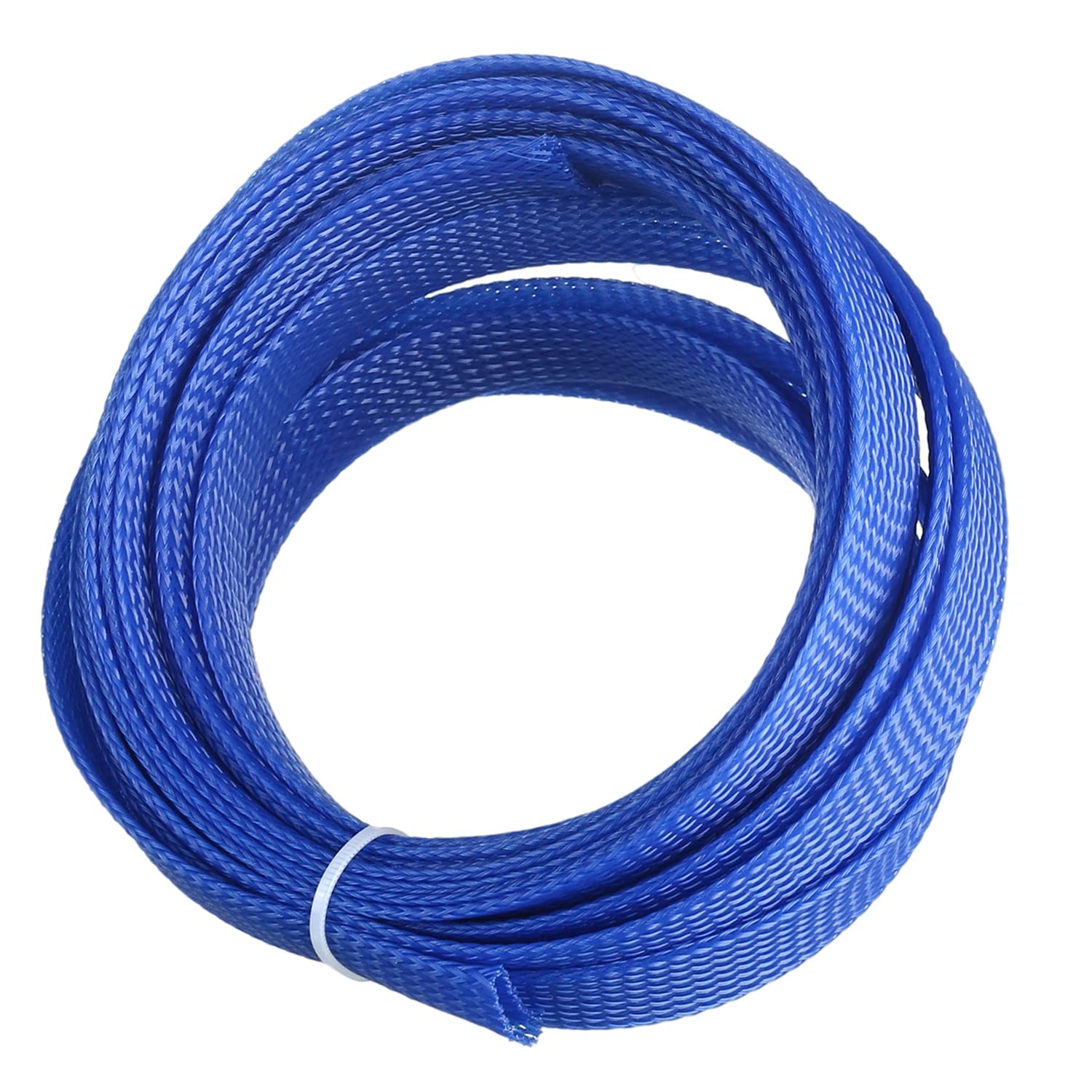 Othmro 1Pc Cable Tidy Sleeve, 5m Cable Protector, Desk Cable Management Cable Organizers Wire Tidy for TV/PC USB Cable, Pet Cable Protector, Blue (Width: 18mm)